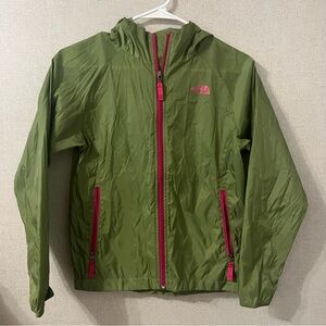 North Face Girls Hooded Rain Coat